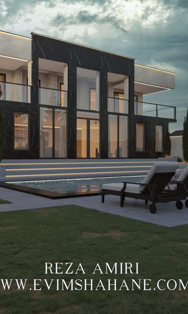 طراحی ویلا دوبلکس مدرن