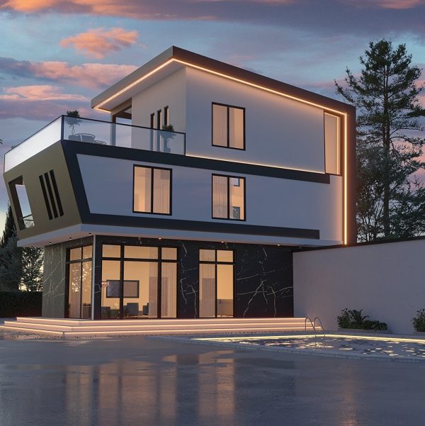 طراحی ویلا در قم