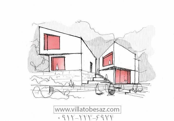 villa sketch