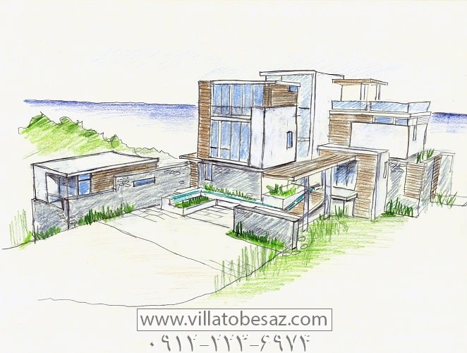 طرح اسکیس ویلا