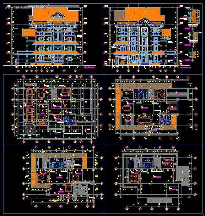 نقشه ویلا یک خوابه
