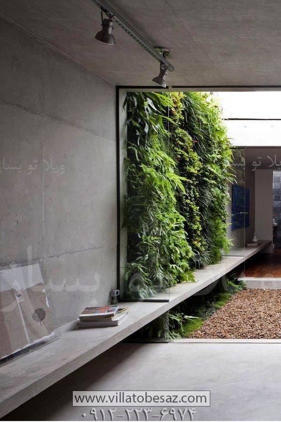 دیوار سبز طبیعی
