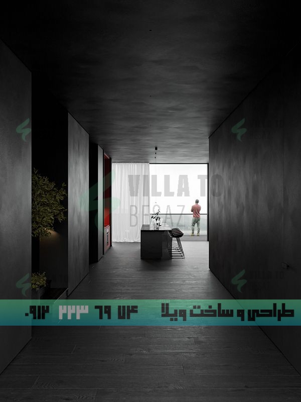 عکس دکوراسیون مشکی برای ویلا و آپارتمان