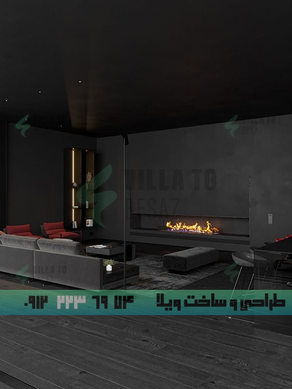 عکس دکوراسیون مشکی برای ویلا و آپارتمان