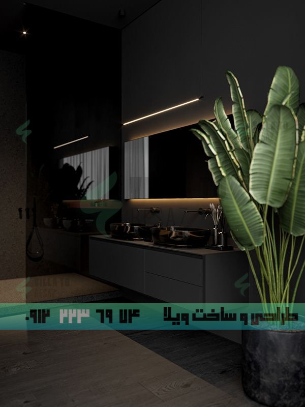 عکس دکوراسیون مشکی برای ویلا و آپارتمان