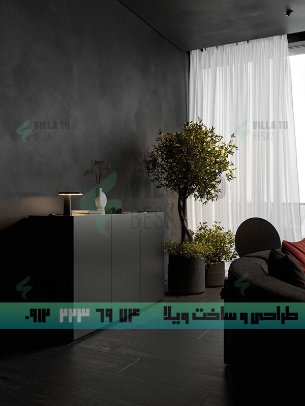 عکس دکوراسیون مشکی برای ویلا و آپارتمان