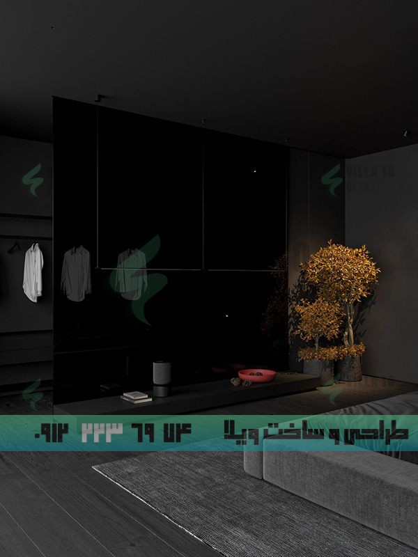 عکس دکوراسیون مشکی برای ویلا و آپارتمان