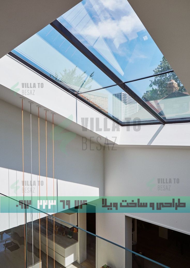 عکس سقف شیشه ای برای ویلا