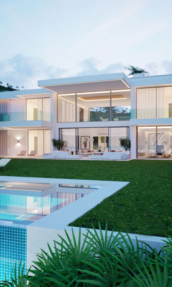 مدرن ترین طرح ویلا با استخر بهمراه عکس ونمونه های جذاب