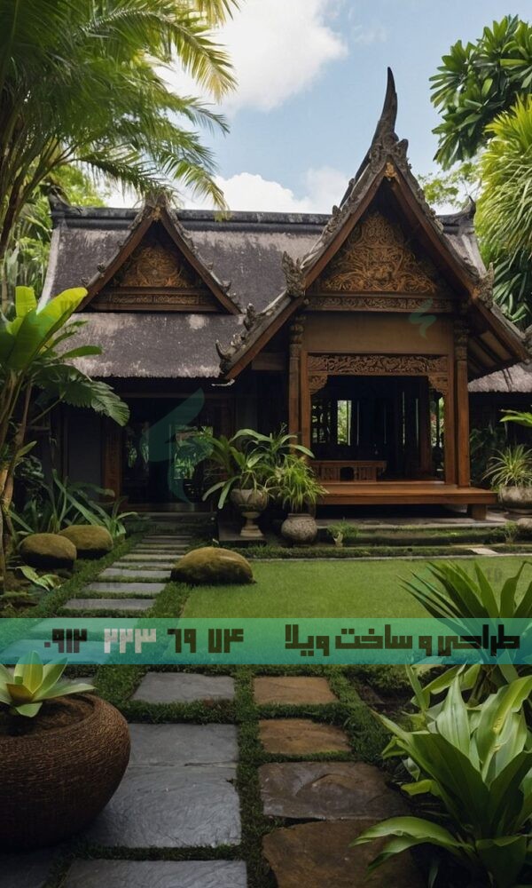 عکس ویلا باغ کوچک + مزایای زندگی در ویلا باغ کوچک
