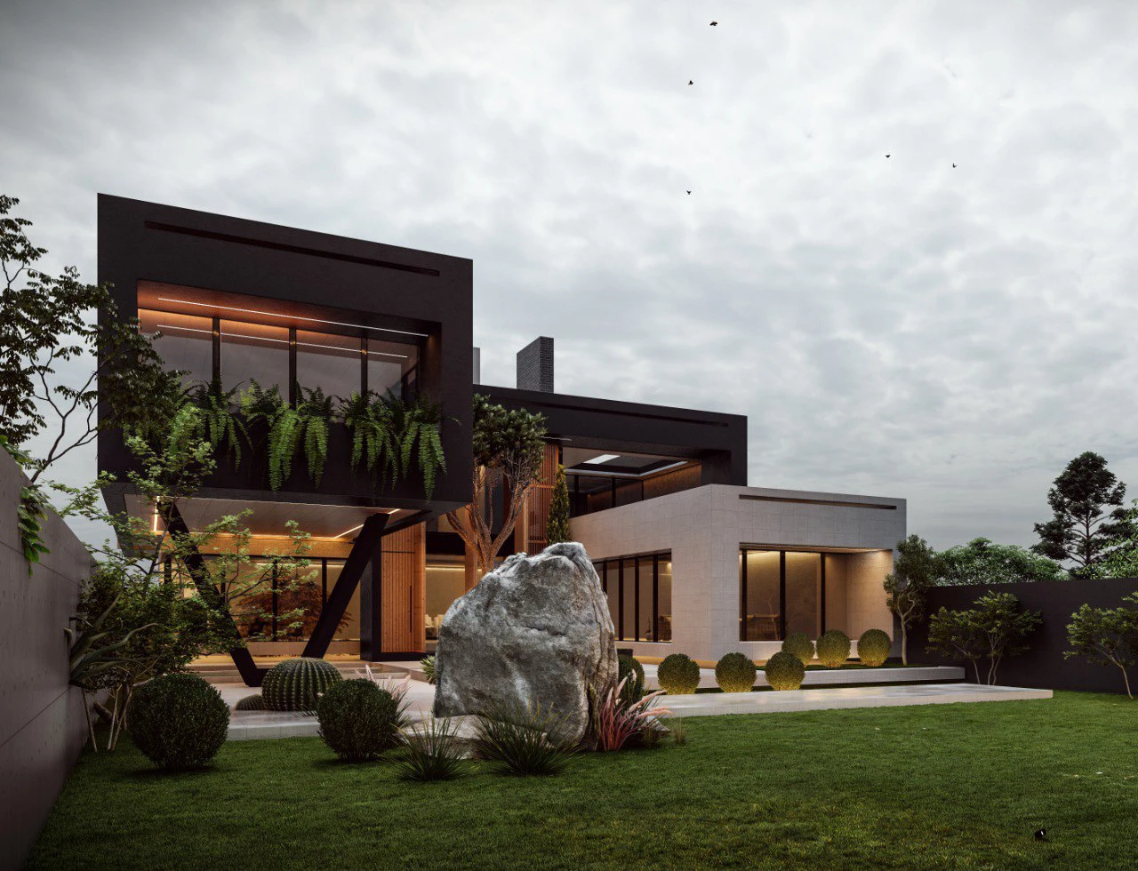 طرح ویلا باغ مدرن بهمراه شیک ترین عکس ها و نمونه ها