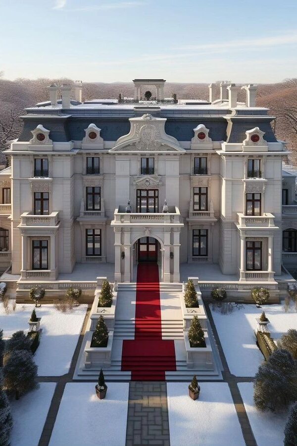 عکس ویلای کلاسیک سه طبقه- ویژگیهای ویلای کلاسیک سه طبقه