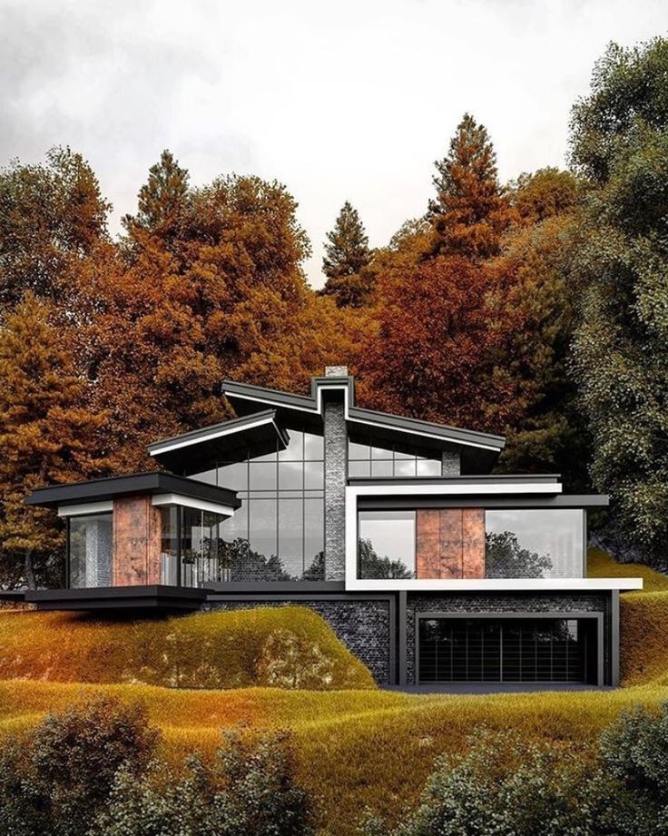 عکس ویلا با سقف شیبدار- بررسی نقاط ضعف و محدودیت‌های ویلا با سقف شیبدار