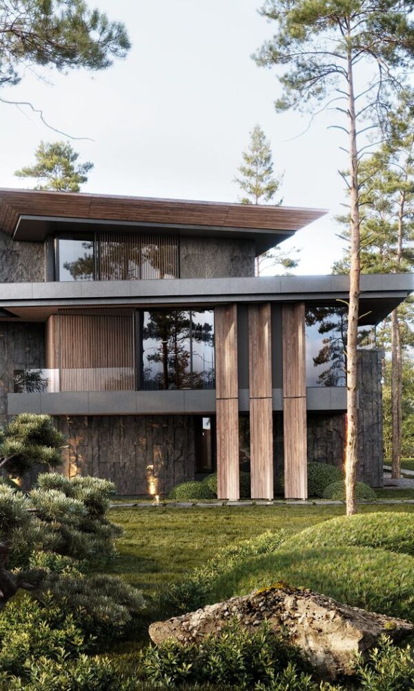 ویلای سنگ با چوب- مزایای اقتصادی و محیط زیستی ویلای سنگی با چوب