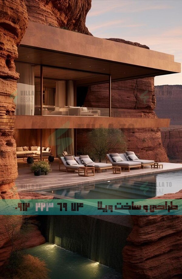 عکس ویلای صخره ای- بررسی مزایا و معایب اقامت در ویلای صخره ای