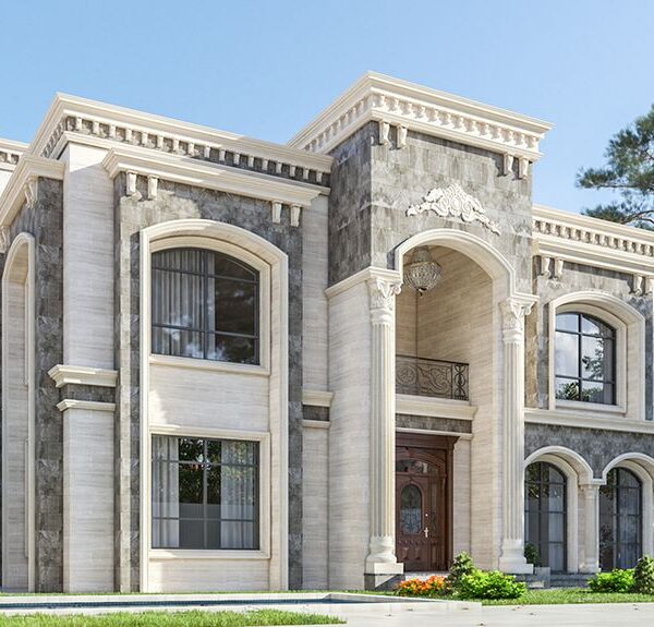 عکس ویلای کلاسیک دو طبقه- طراحی داخلی ویلای کلاسیک دو طبقه