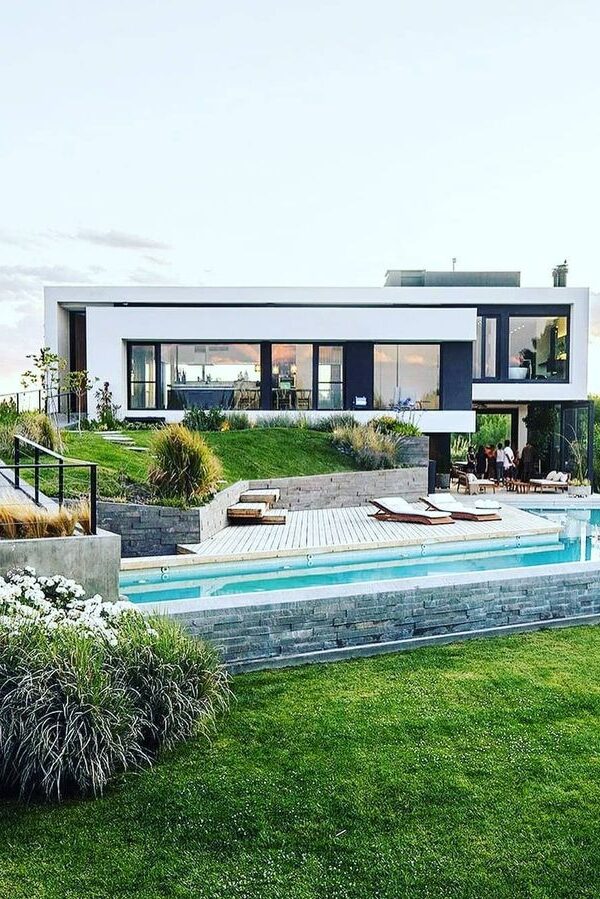 عکس ویلای مستطیلی- برسی مزایا و معایب ویلاهای مستطیلی