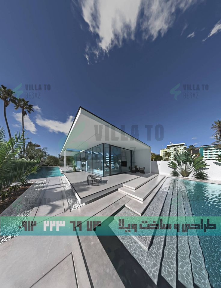 نمای ویلای سرامیک- نکات مهم در انتخاب و استفاده از سرامیک در ویلاها