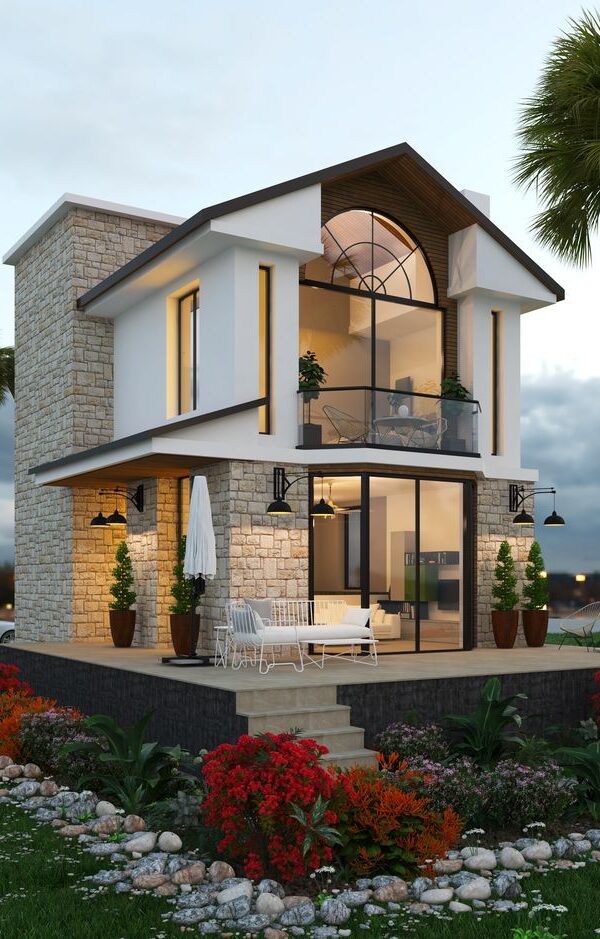 عکس ویلای ساده دوبلکس و بررسی تمامی نکات مهم در ساخت