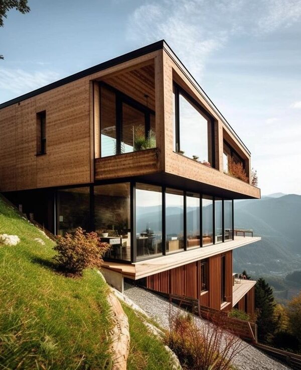 ویلای چوبی سه طبقه و برسی کامل مزایای ویلای چوبی سه طبقه