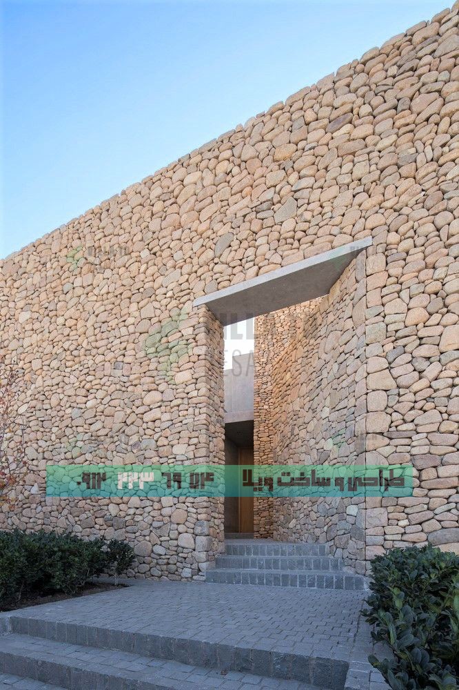 نمای ویلای سنگ روخانه ای- بررسی مزایا و معایب نمای ویلای سنگ روخانه ای