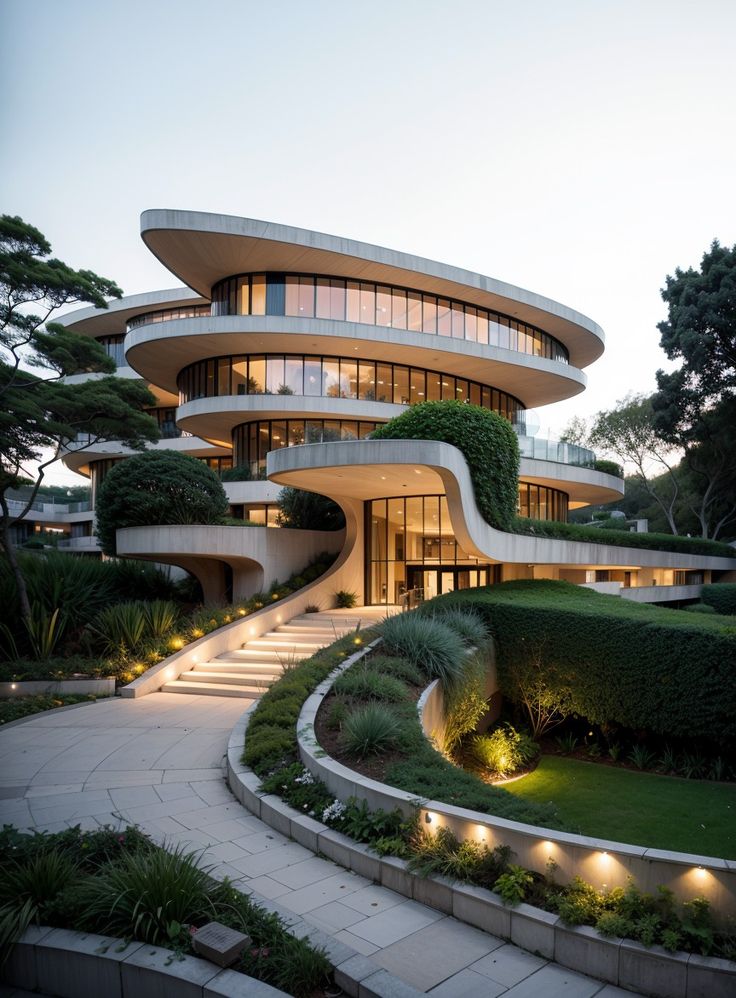 عکس ویلای منحنی- بررسی مزایا و معایب ویلای منحنی + عکس