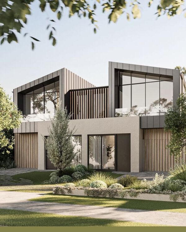 عکس ویلای مدرن دوبلکس- بررسی کامل مزایا و معایب ویلای مدرن دوبلکس