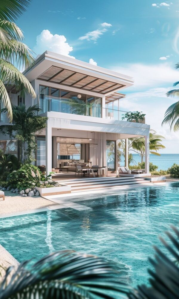 عکس ویلا ساحلی- بررسی مزایا و معایب ویلاهای ساحلی