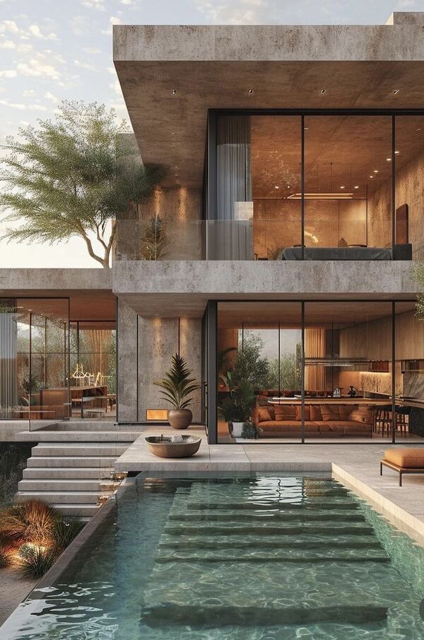 ویلای سنگ کرم رنگ- مزایای ویلاهای ساخته شده از سنگ کرم رنگ