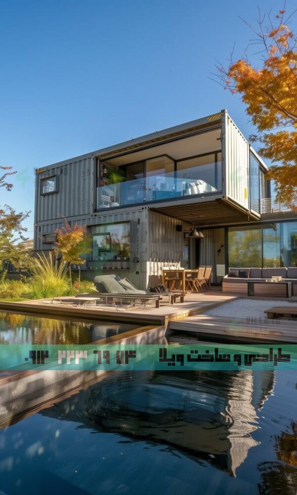 کانکس 140 متری و بررسی طراحی داخلی کانکس 140 متری + عکس