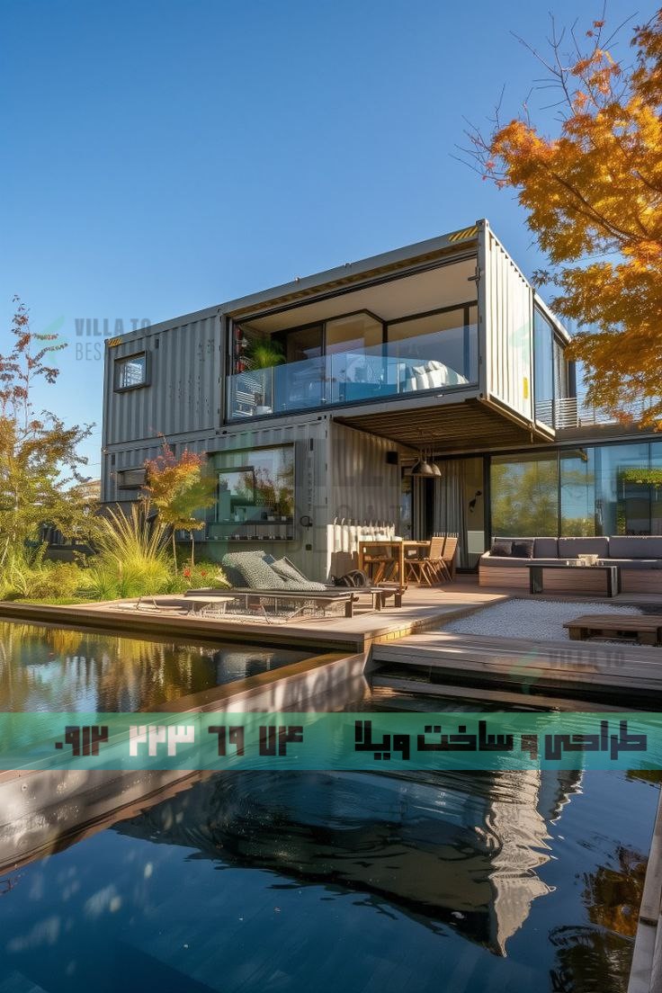 کانکس 140 متری و بررسی طراحی داخلی کانکس 140 متری + عکس