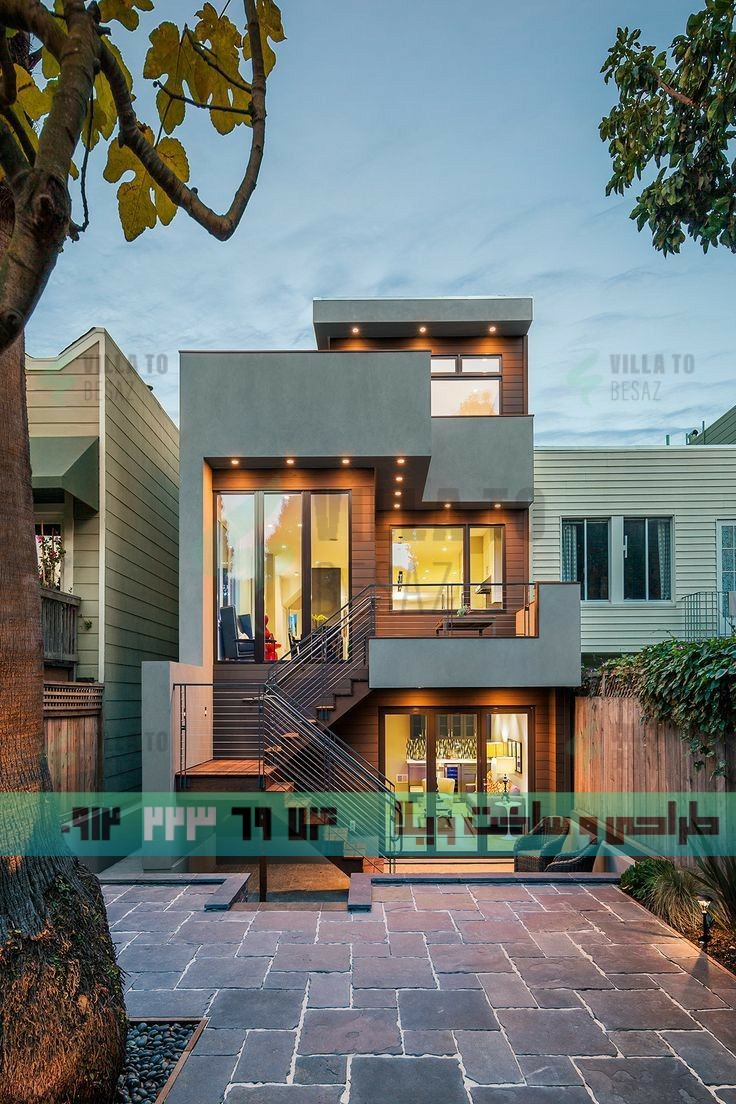 عکس ویلای تریبلکس- بررسی هزینه های ویلای تریبلکس