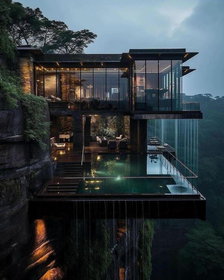 آبشار ویلایی و بررسی اهمیت آبشار در فضای بیرونی