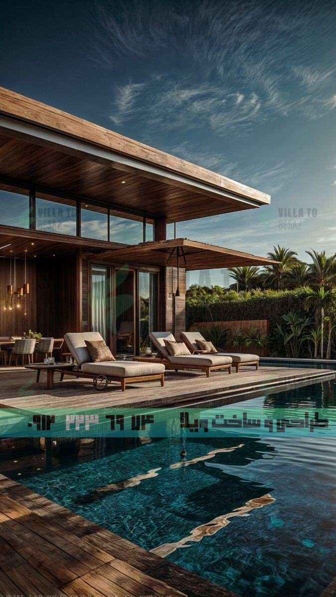عکس ویلا با استخر + نکات مهم در انتخاب ویلا استخر