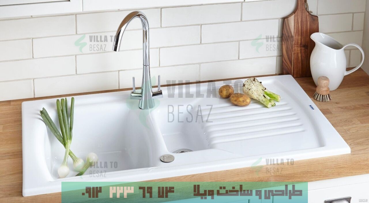 سینک گرانیتی سفید + ویژگی‌های سینک گرانیتی سفید