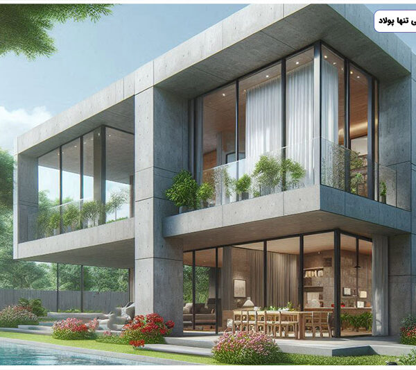 روش قالب بندی و ساخت ویلای بتنی