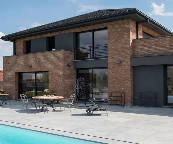 آجر نسوز نمای ویلا آجری