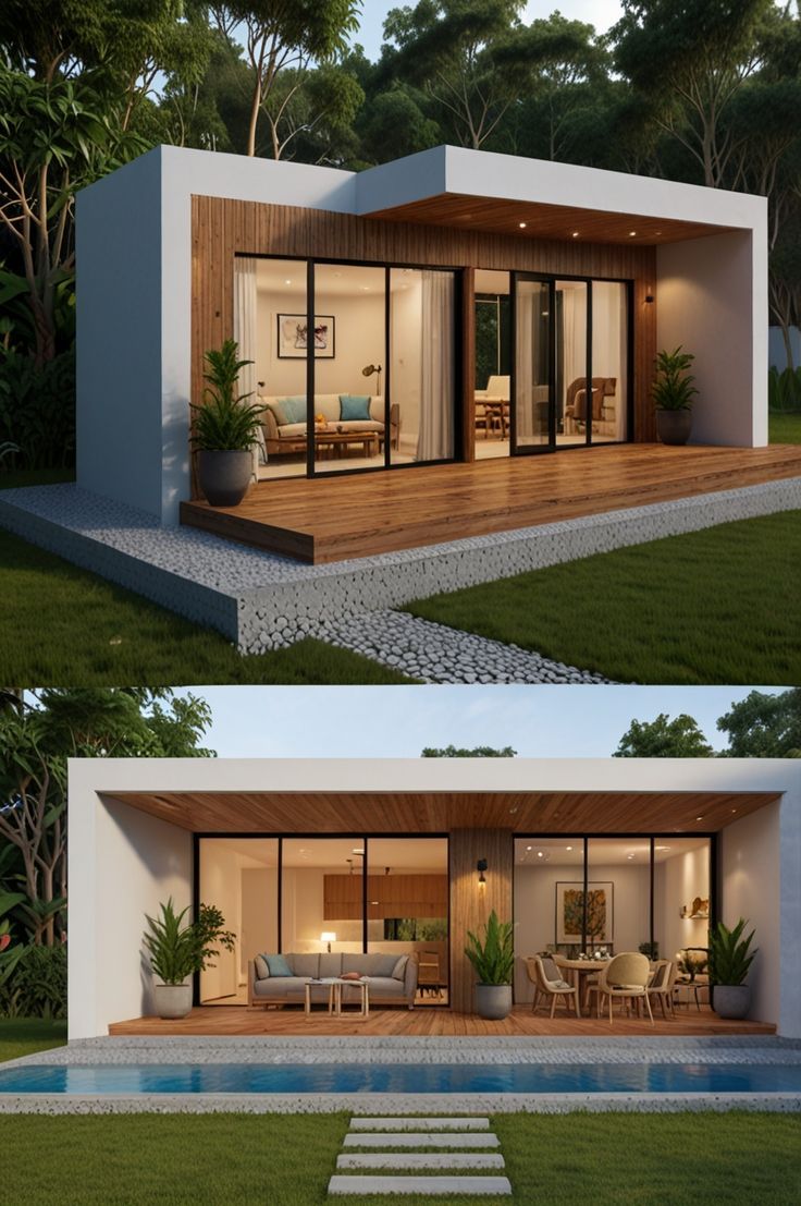 🏡 ساخت ویلای کوچک در باغ: راهنمای جامع برای طراحی و اجرا