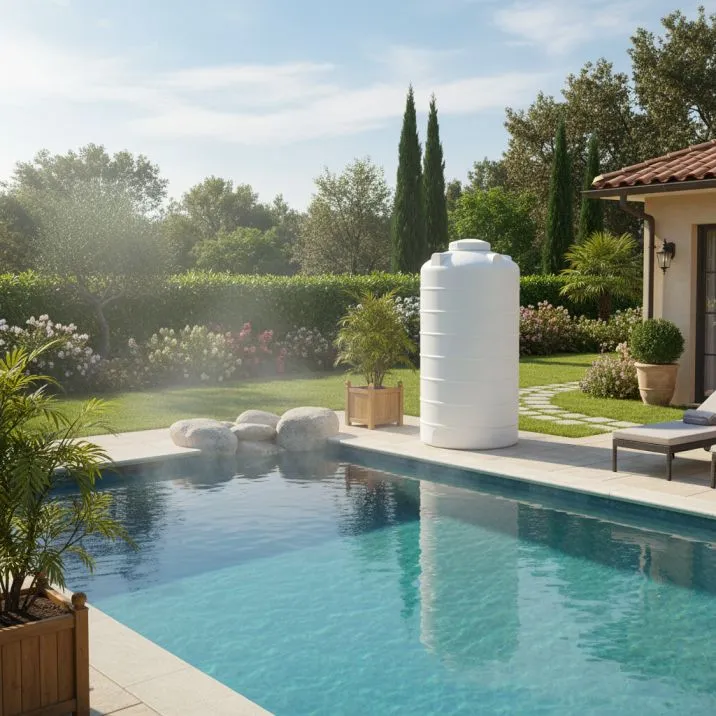 مخزن آب برای ویلا استخر دار