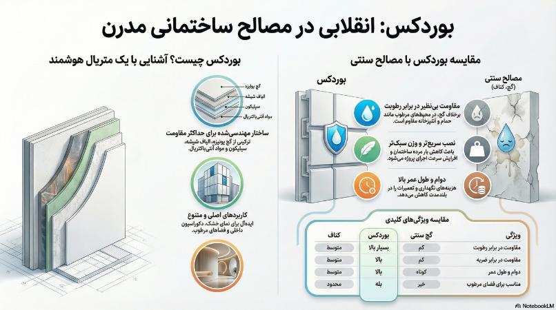 بوردکس، انقلابی در نمای خشک و دکوراسیون داخلی مدرن