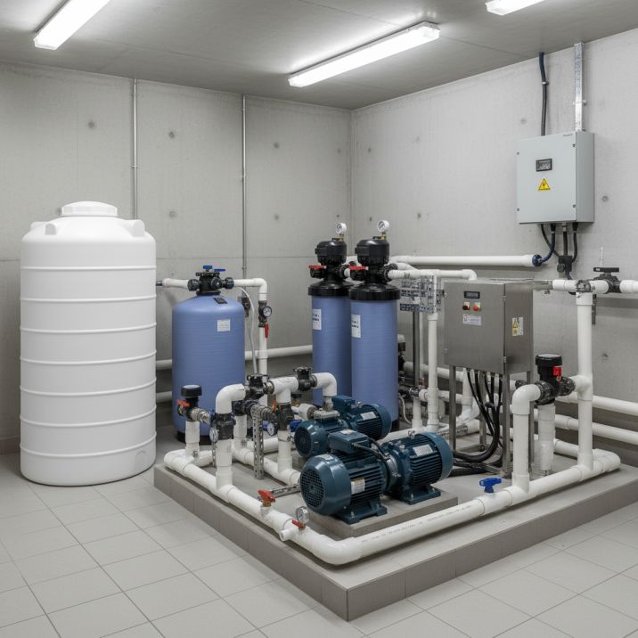 تاسیسات موتورخانه استخر