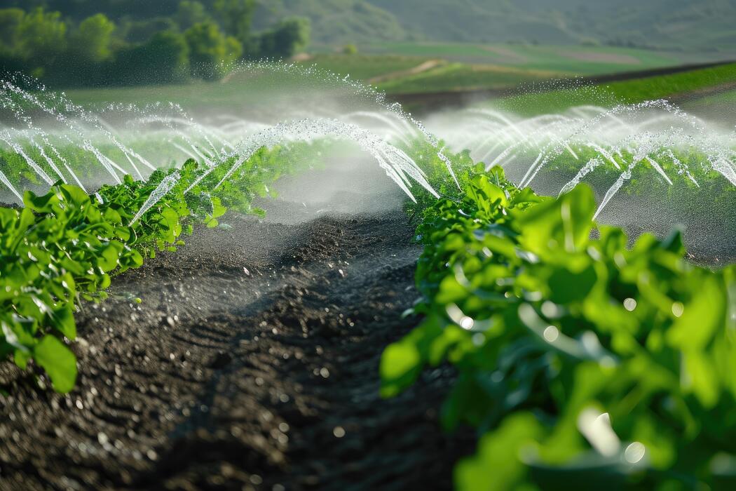 سیستم آبیاری دقیق برای باغ ویلا